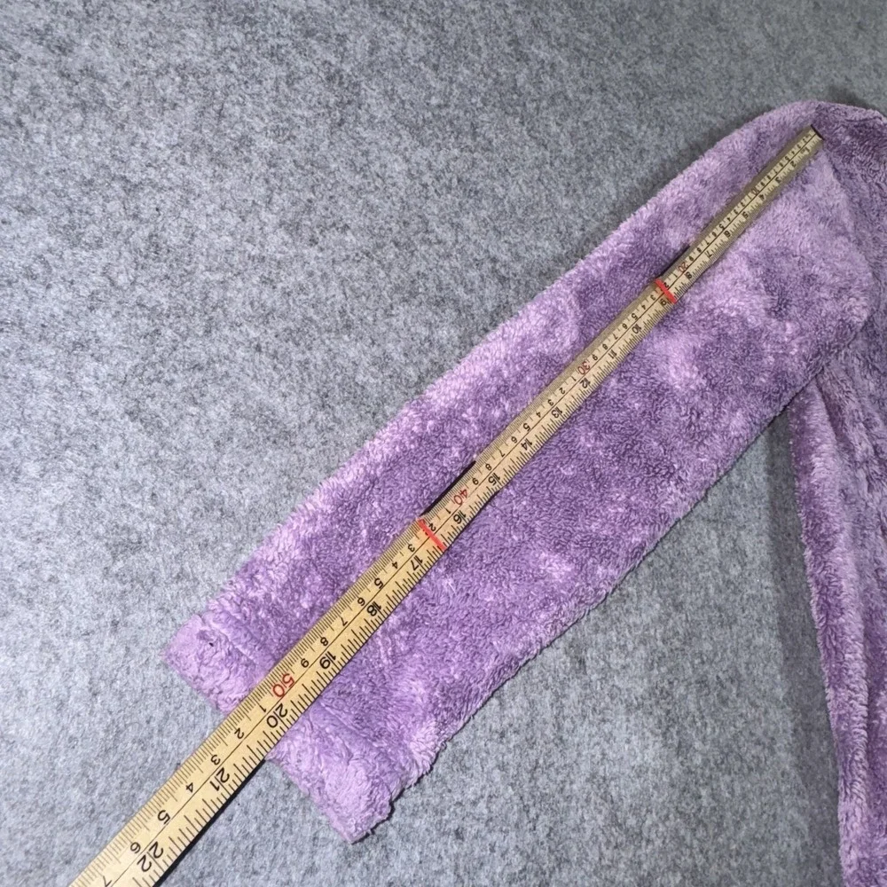 The North Face Oso Fleece Jacket Girls L (12) Purple High Pile Full Zip